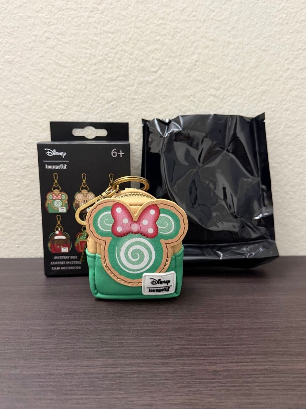 Loungefly Disney Mickey & Minnie Mouse Blind Box Bag Charm - Minnie Sugar Cookie